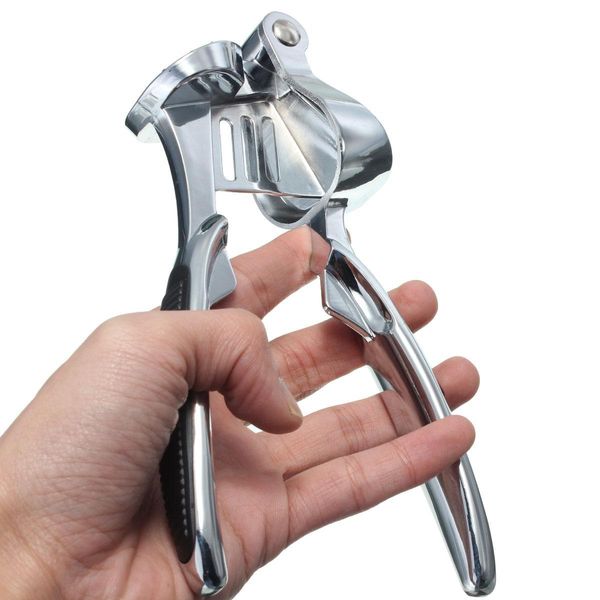 

vegetable tools garlic press stainless steel crusher squeeze tool alloy ginge crusher garlic presses garlic grinding kitchen hand tool