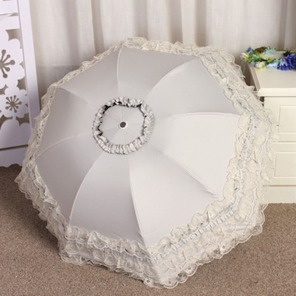 

2019 lace princess umbrella fashion women creative arched sun umbrella parasol for student girl