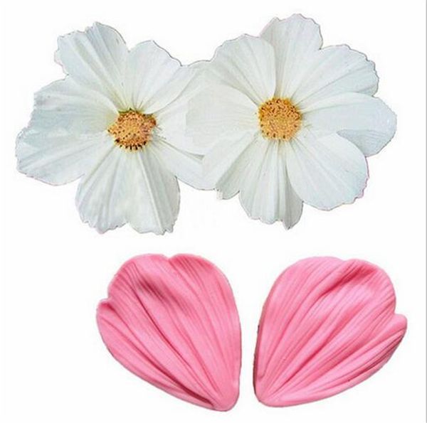 

хризантема лепестки цветка форма силиконовые формы помадка шоколадный торт инструменты выпечки формы для печенья украшения формы