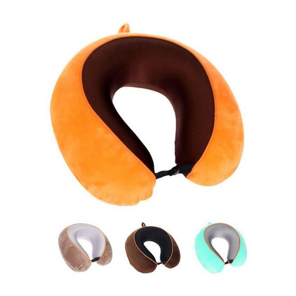 

plain patchwork package side memory foam u shape neck pillow nursing care headrest travel car sleeping pillows