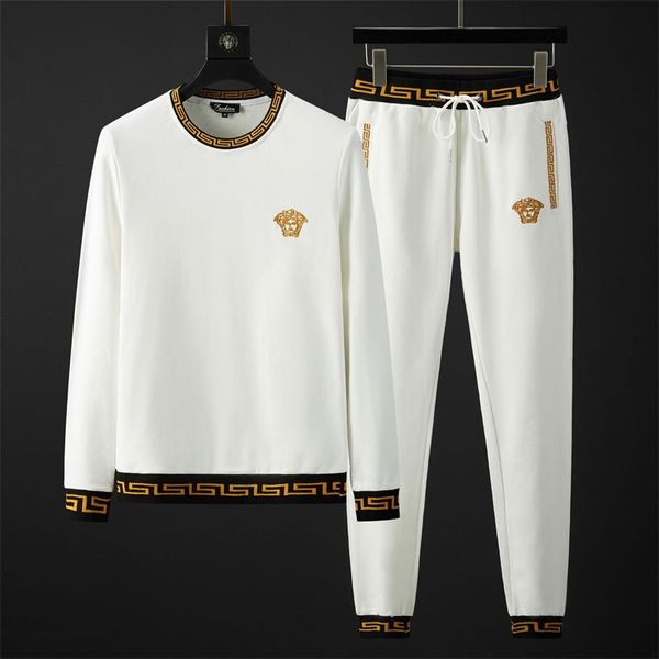 

new fashion men's sportswear long sleeve autumn casual sports pants luxurious sportswear men's stylist joggers tracksuit, Gray