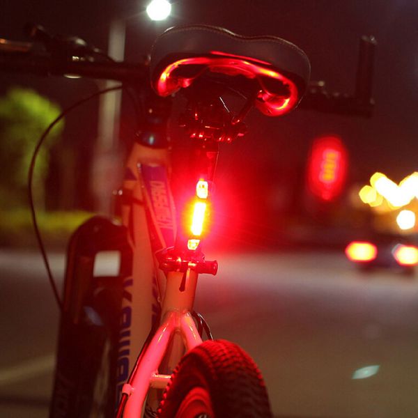 

2018 usb bicycle red light accessory rechargeable led bicycle bike cycling front rear tail lamp warning flash light