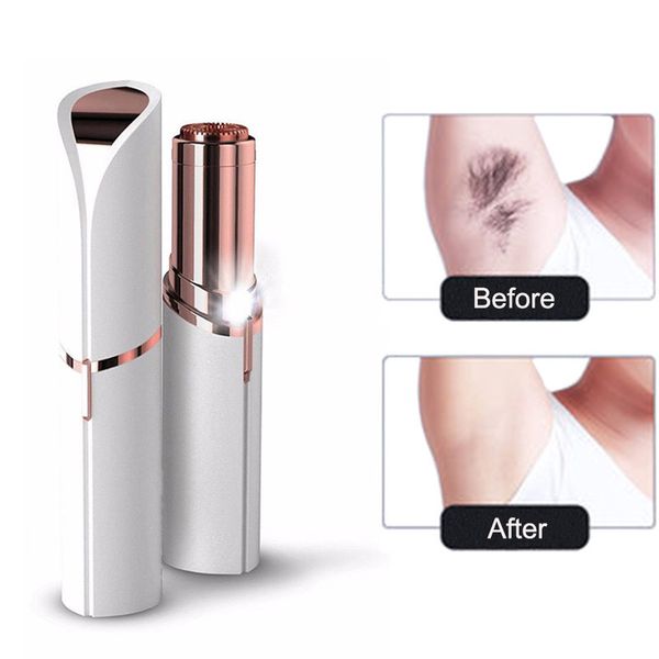 

Lady mini electric haver female body hair removal razor trimmer painle hair remover facial body depilator lip tick having machine tool