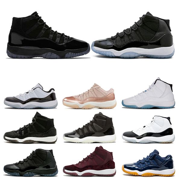 

11 11s Mens Basketball Shoes Concord 45 Cap and Gown Legend Blue Platinum Tint Space Jam XI Women Sport Sneakers Shoes