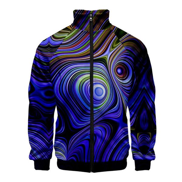 

men's halloween coats winter long sleeve 3d print zipper sportswear casual coat jacket outwear sportswear long sleeve jacket, Black;brown