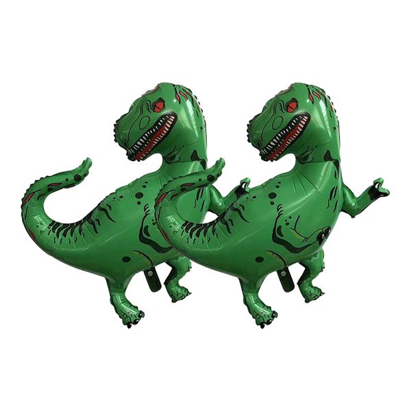 

4pcs dinosaur inflatable for party decoration birthday gift kids green t rex