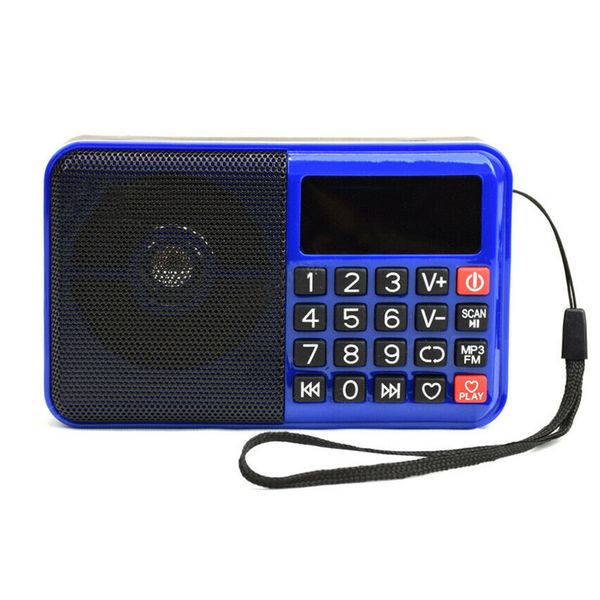 

with speaker elder home digital mp3 player button tf card easy operation music fm radio multifunctional boombox wireless