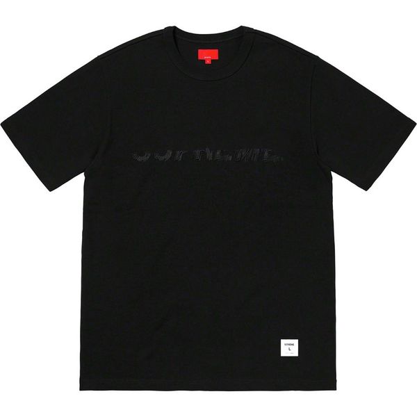 

19ss shatter tee с коротким рукавом ретро улица свободные повседневная мода хлопок мужская и женская пара футболка hfwptx243, White;black