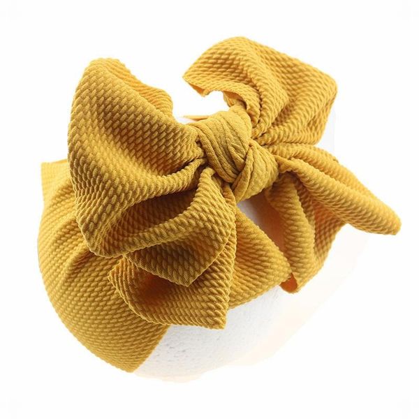 

newborn p props head band baby girls headband big bow hair band kids elastic head wrap turban infant hair accessories, Slivery;white