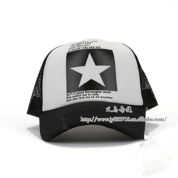 

fashion pointed star brand baseball cap outdoor baseball hat breathable men&women summer mesh cap baseball-caps gorras, Blue;gray