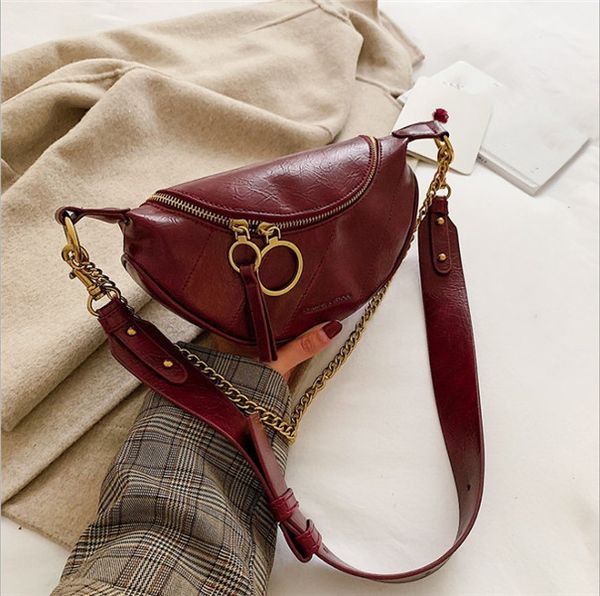 

casual small bag 2020 new fashion designer korean version of the wild one-shoulder crossbody bag chain saddle bag ing