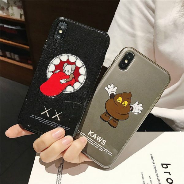 

fashion new kwas phone case for iphone xr xsmax xs/x 7p/8p 7/8 6/6sp 6/6s new arrival back cover phone case 2 styles 2020 new style
