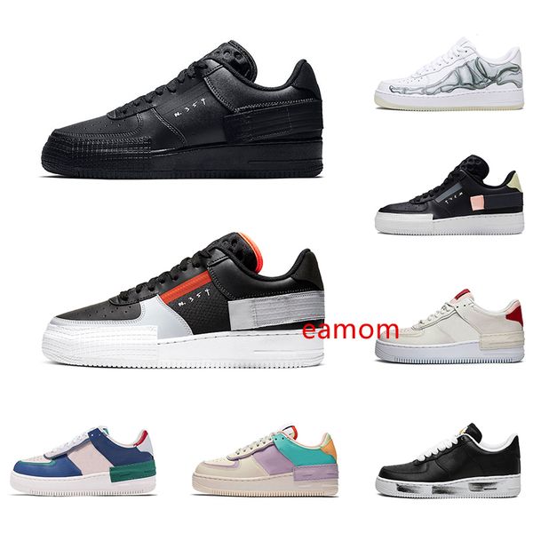 

men women running shoes 1 white volt day of dead para-noise under construction utility 1s mens trainer sports sneakers 36-45, Black
