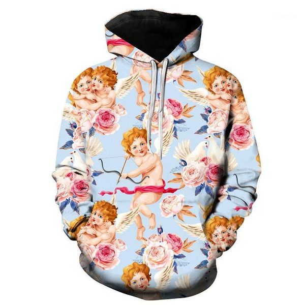 

valentines day mens designer hoodies fashion long sleeve lovers couples clothing casual mens pullover hoodies, Black
