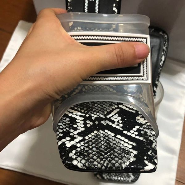 

Actual hoe big ize 42 43 women andal de igner hoe luxury lide ummer fa hion wide high heel lippery pvc andal lipper with box