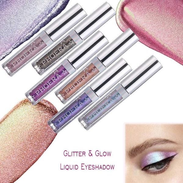 

12 colors makeup eye shadow shiny diamond symphony watery eyeshadow magnificent metals glitter and glow liquid eyeshadow tslm1