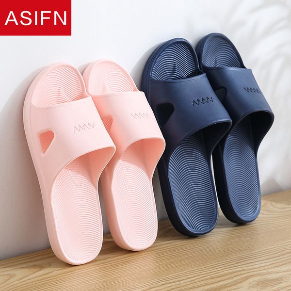 

slippers asifn men women casual bathroom summer house indoor non-slip zapatos de hombre home male flip flops slides shoes, Black