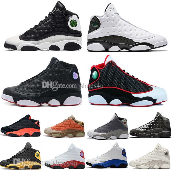 

13 13s cap and gown terracotta blush mens basketball shoes cat black infrared flints bred men sports sneakers designer eur 36-47
