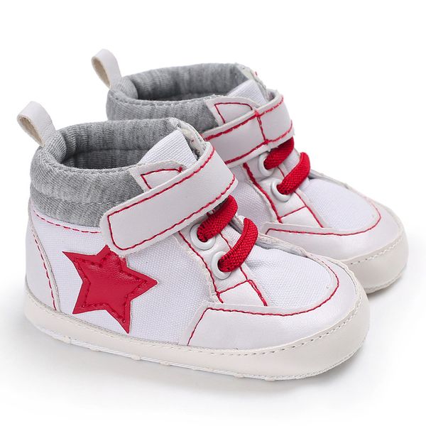 

newborn baby girl shoes soft sole crib toddler anti-slip shoes cute stars cotton boots great gift to baby bebek ayakkabi sapato