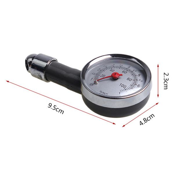 

car motorcycle tire gauge pressure monitor 0-100psi tyre checker m8617