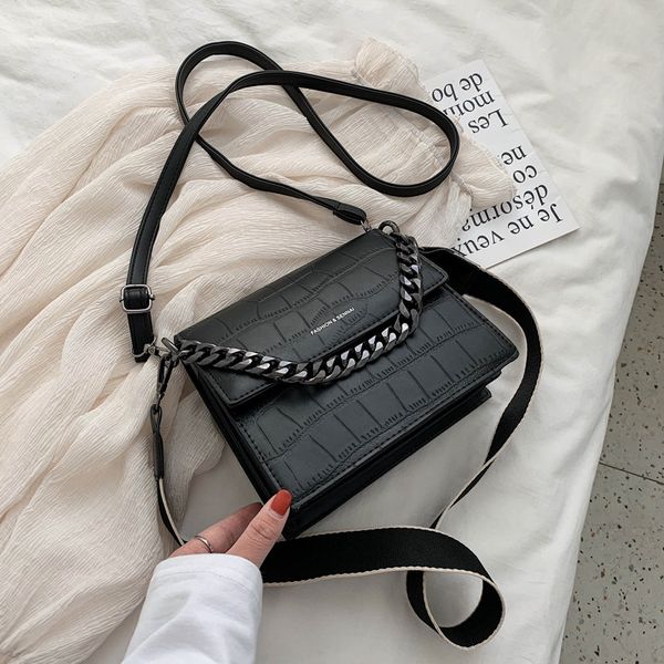 

камень pattern кожа pu crossbody сумки для женщин 2020 малый плеча сумка женщины цепной сумки и кошельки