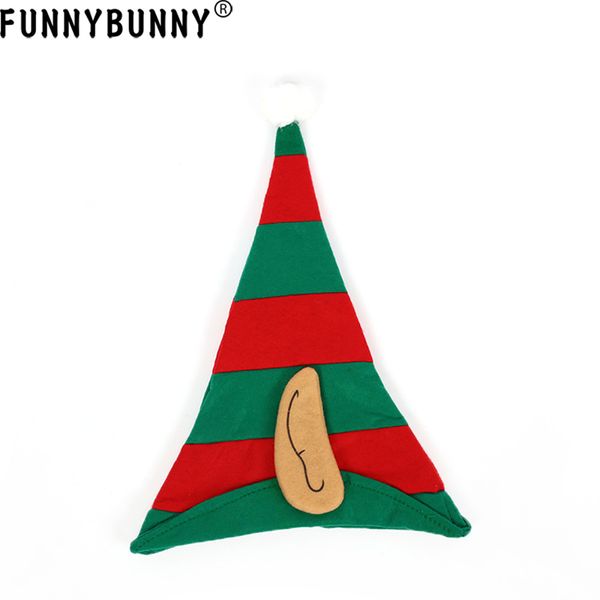

funnybunny striped elf hat with ears costume accessory