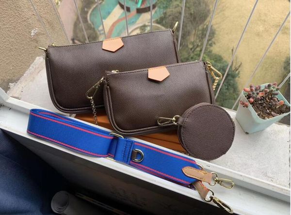 

2020 selling handbag shoulder bags designer handbag fashion bag handbag wallet phone bags three-piece combination bags 3395