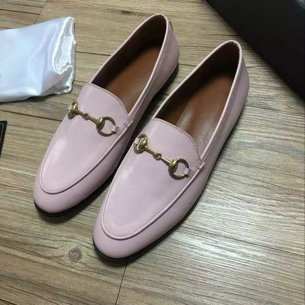 

fall sping summer women real leather dress shoes fashion strap loafers moccasins driving shoes, Black