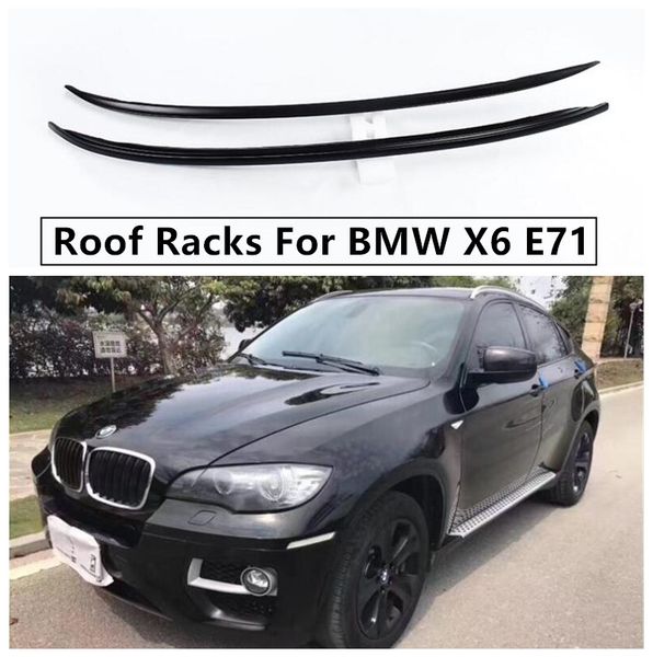 

for x6 e71 2008-2014 roof racks luggage rack bar aluminium alloy car modification accessories