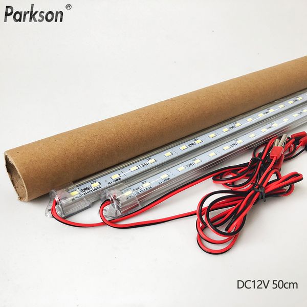 

2pcs / lot led strip lamp 12v dc 7w 50cm bombillas lamparas led tube light bulb bar light white wall lamp fluorescent led bulb