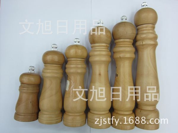 

spot supplies boxed 4 inch raw wood color pepper grind organ pepper wear ceramics pistil