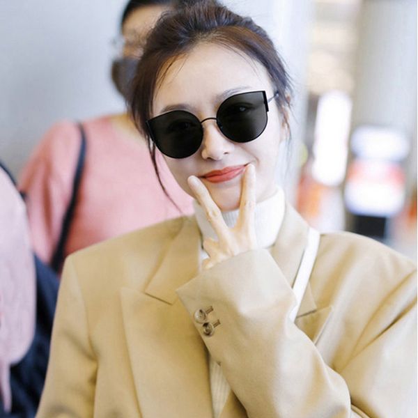 

ls john 2020 brand designer cat eye sunglasses women luxury plastic sun glasses classic retro outdoor gafas, White;black