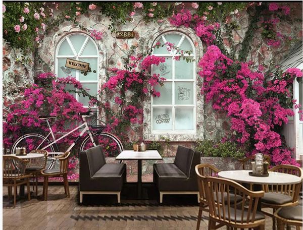 

custom any size p rose background wall modern wallpaper for living room