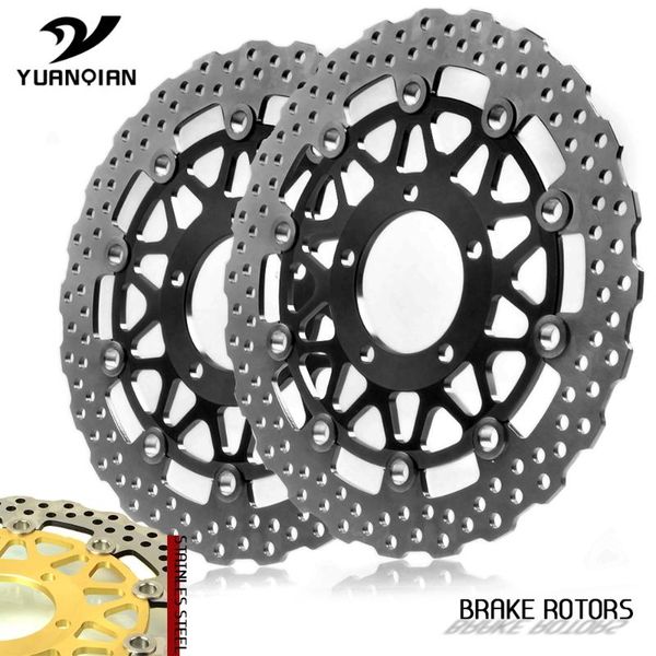 

black gold motorcycle front brake discs rotor brake rotors for zx-14r zzr1400 gtr1400 gtr 1400 2006-2014 2013 2012 2011