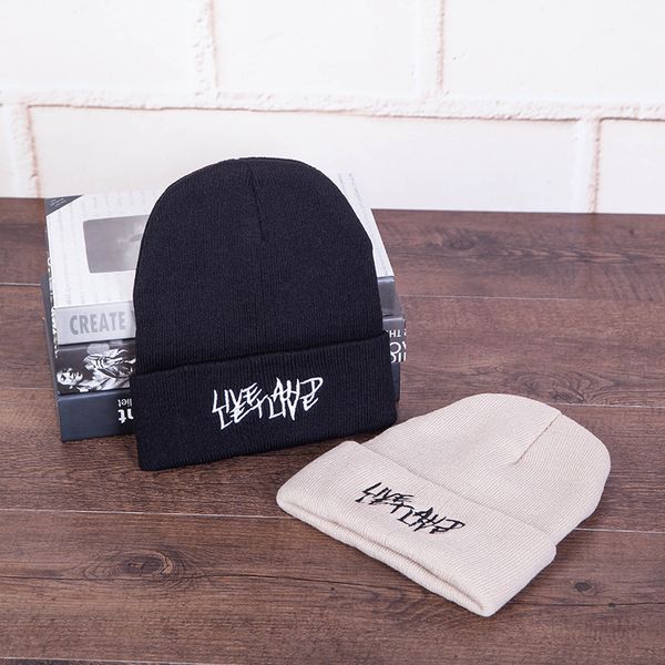 

winter knitted hat beanie men letter embroidery skullies beanies winter hats for women men caps gorras bonnet mask brand hats, Blue;gray