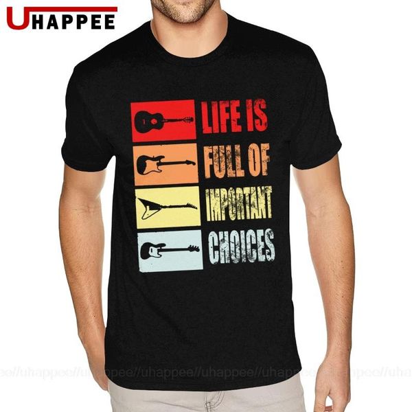 

life is full of important choices t shirts for men fashion designers short sleeves couple shirts matching 80s apparel, White;black