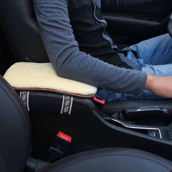 

1pcs soft car armrest box armrest pad cushion cover pad cover center console box durable wear mat