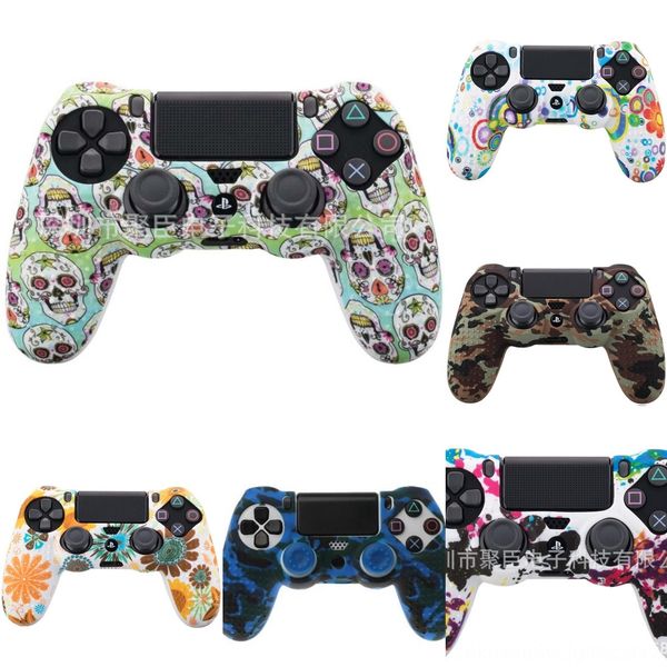 

d3oym для скольжения силиконовая резина защитный 1021 чехол анти sony playstation 4 ps4 контроллер камуфляж чехол кожа сцепление крышка кожа