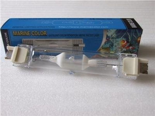 

marine color" 250w 10k 10000k fc2 de metal halide bulb reef tank sump double ended