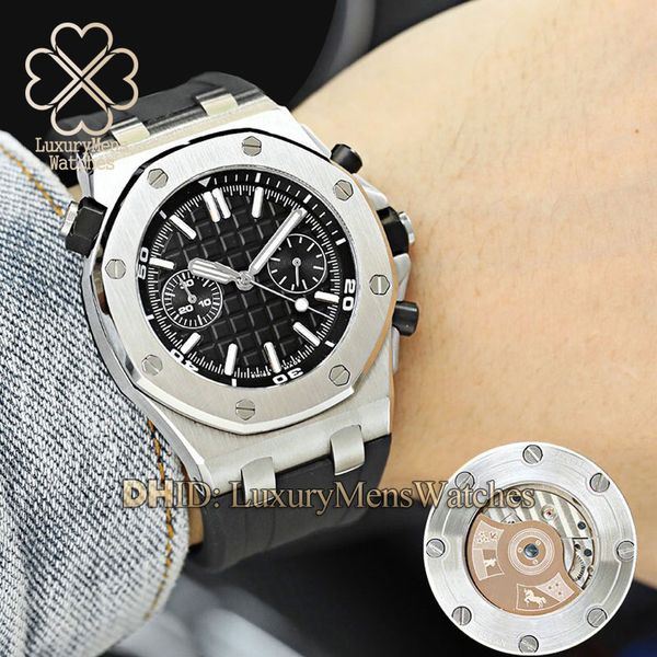 

montres de luxe pour hommes 26703st.oo.a051ca.01 automatic movement yellow rubber strap 316l stainless steel designer waterproof watches, Slivery;brown