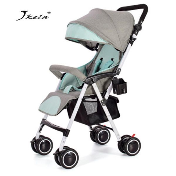 

multifunctional baby stroller 3 in 1 plane lightweight portable high landscape lying or dampening folding carriage weight light