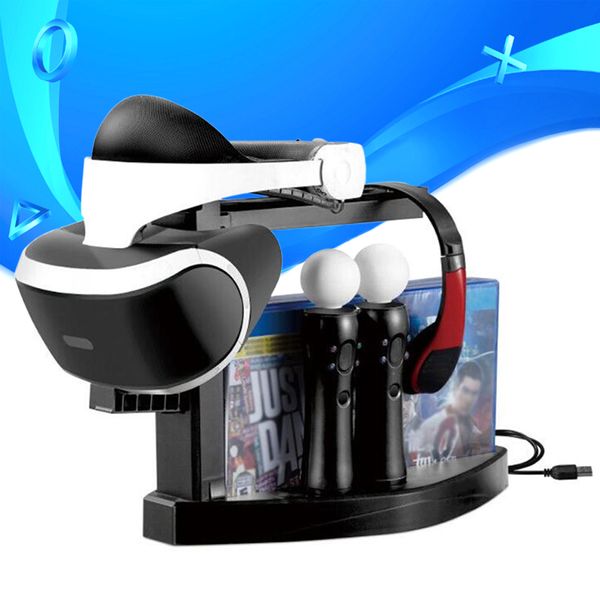 

PS VR Кронштейн для хранения Витрина PS4 PS Move Controller Зарядное устройство Док-станция И