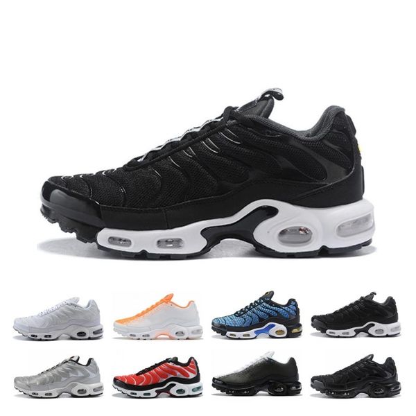 

2019s plus se men running shoes volt greedy oreo triple black white silver bullet mens designer trainer sports sneakers