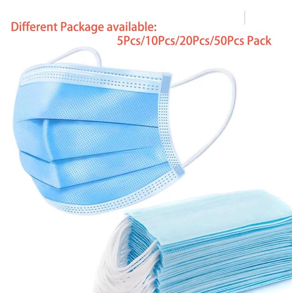 

disposable mask, protective mask, bacterial filtration efficiency&gt;95%, 3ply earloop pm2.5 mask protect face masks