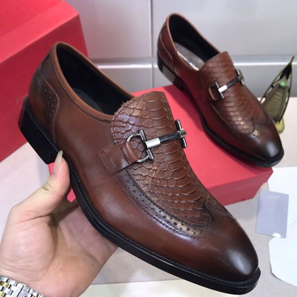 

fashion designer men's casual shoes black spike paint leather jacket dress wedding flat shoes business party size shoes 38-45