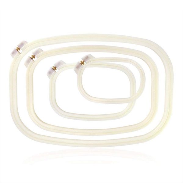 

diy cross stitch craft tool sewing tools handhold square shape embroidery plastic frame hoop sewing craft accessories diy tools, Black