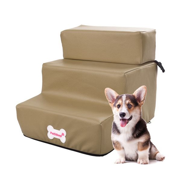 

detachable 3 steps pet jump stairs for indoor cat dog playing toy
