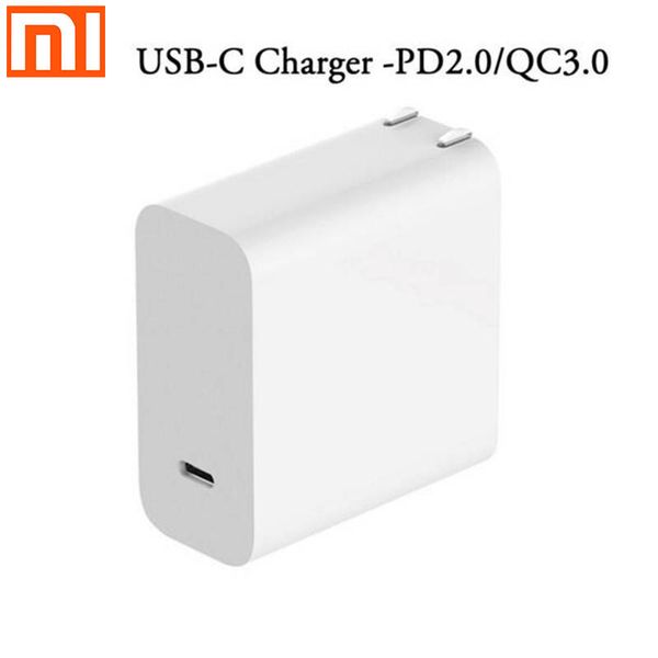 

original xiaomi charger 45w usb-c 65w mi max smart output type-c port usb pd 2.0 quick charge qc 3.0 gift [cable type to type c