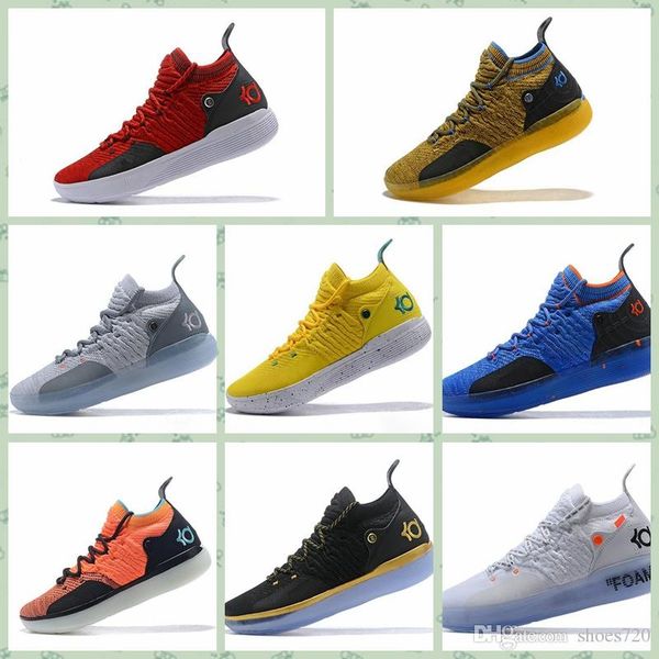 

nkd11a zoom kevin durant kd 11 multi-color kd11 11s numbers bhm igloo men anniversary university outdoor shoes x elite mid sport sneaker