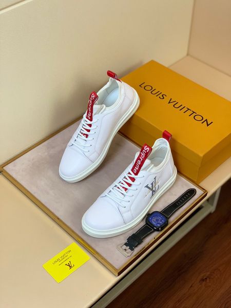 

2020 colorful genuine leather sneakers low cut casual shoes running shoes men designers shoes sports trainers, Black